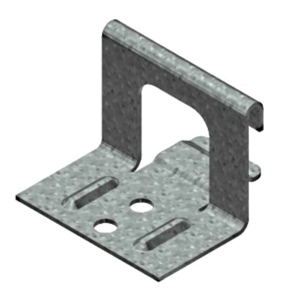 Standing seam hidden metal roofing clip